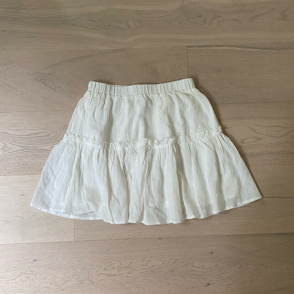 White skirt